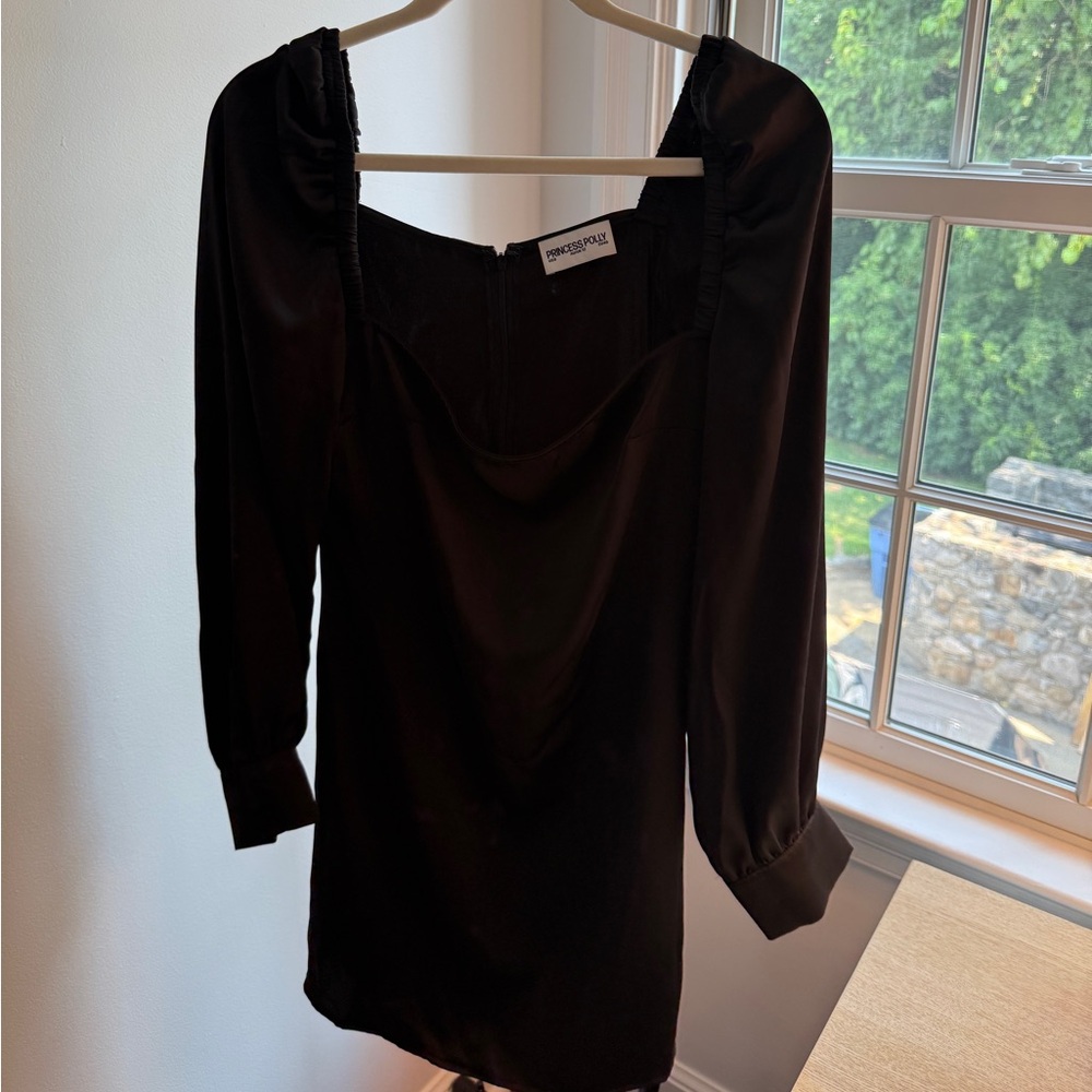 Princess Polly Black Long Sleeve Dress